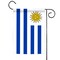 Toland Home Garden Blue and White Uruguay Outdoor Garden Flag 18" x 12.5"